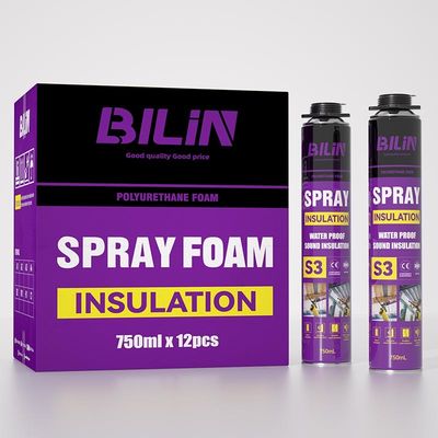 Xịt thân thiện với môi trường PU Foam nhiệt và âm thanh cách nhiệt Polyurethane Foam Spray