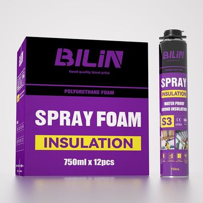 Một thành phần polyurethane mở rộng bọt phun chữa nhanh di động