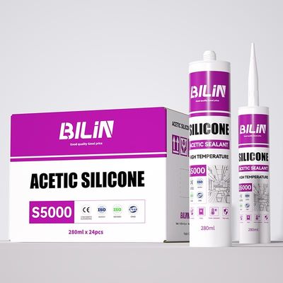 Một thành phần Acetic Cure Silicone Sealant chống tia cực tím cho phòng tắm và nhà bếp