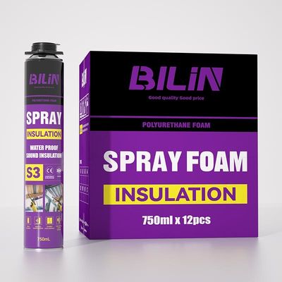 750ml polyurethane Pu mở rộng bọt nhà bền với tùy chỉnh