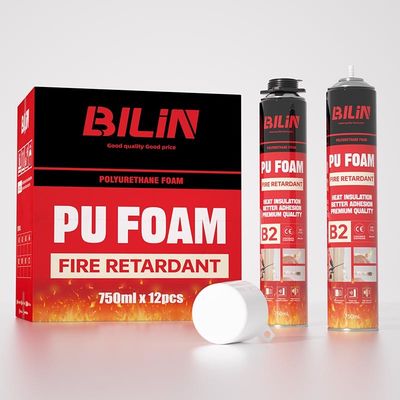 Môi trường thân thiện chống cháy bọt PU chất thải Sealant chống cháy bọt phun