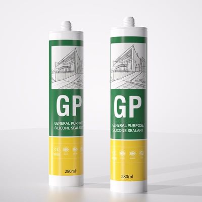 GP Acetic silicone Sealant Độ chính xác cao hoạt động dễ dàng cho kính cửa sổ