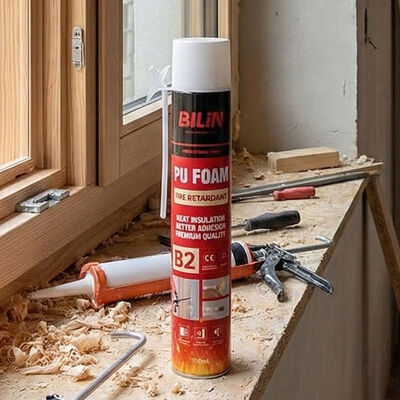 750ml B2 Keo bọt nở chống cháy đa dụng chống cháy PU dùng để trám khe hở