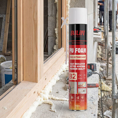 500ml 750ml B2 Chống cháy Polyurethane Foam Loại ống hút thủ công cho sửa chữa vết nứt DIY tại nhà
