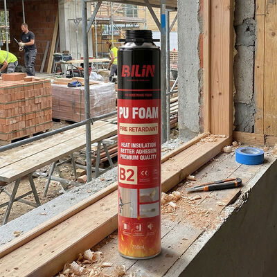 500ml 750ml Aerosol Fire Stop PU Foam Sealant Nhà phân phối bán buôn OEM B1 Fire Rated Foam Cartridge