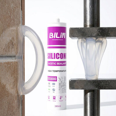 Chất lượng Phục hồi đàn hồi trên 80% Acetoxy Cure Silicone Sealant Chất bịt kín kiểm tra mang lại tính linh hoạt và độ bám dính mạnh mẽ nhà máy
